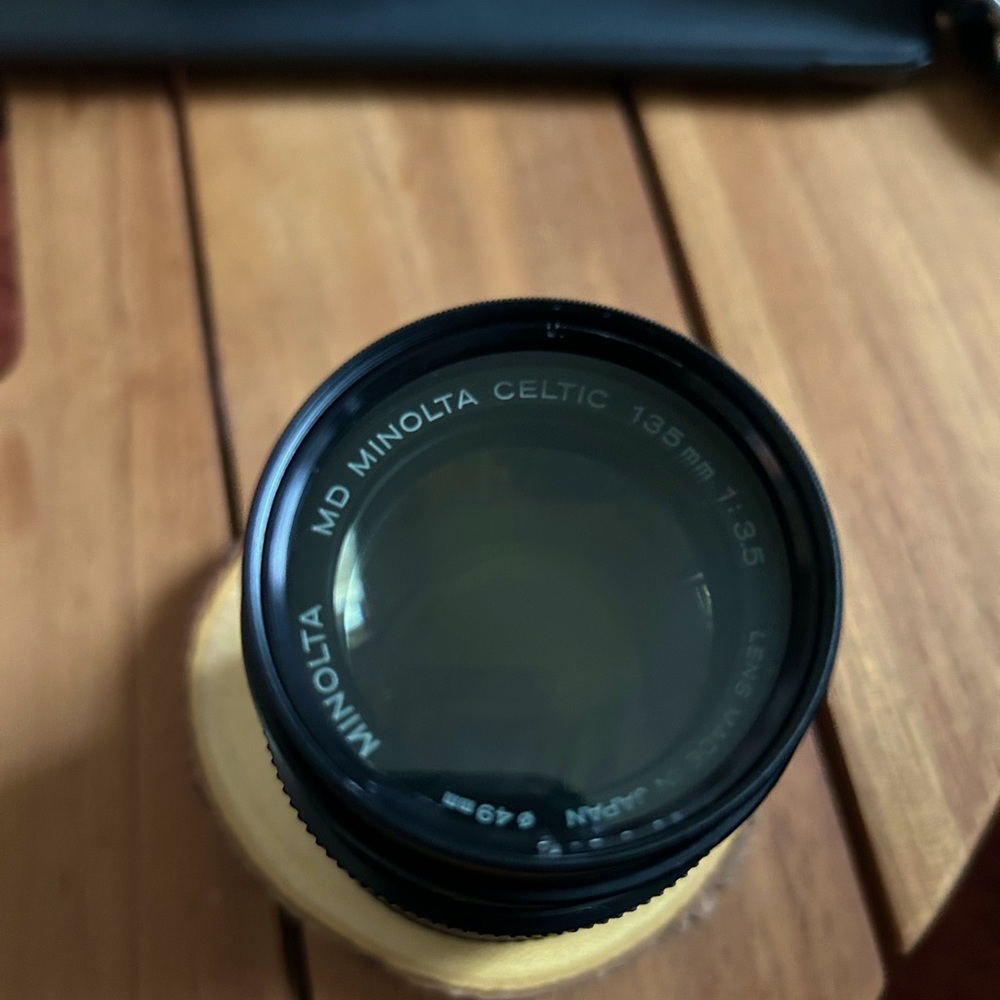 Minolta MD 135mm 3.5 lens.